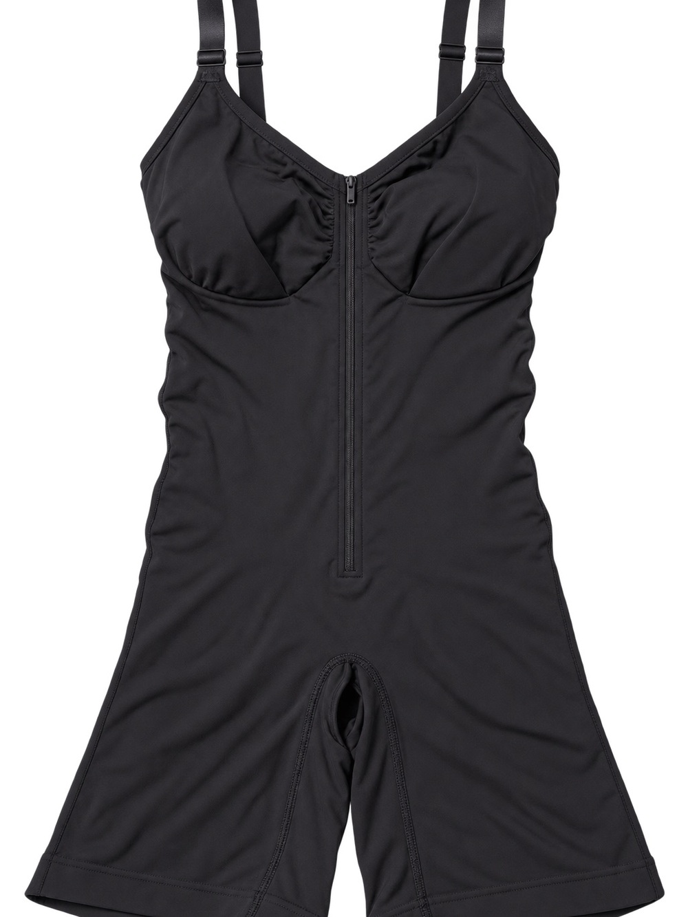 Black Shapewear Bodysuit with Shorts – Size XS